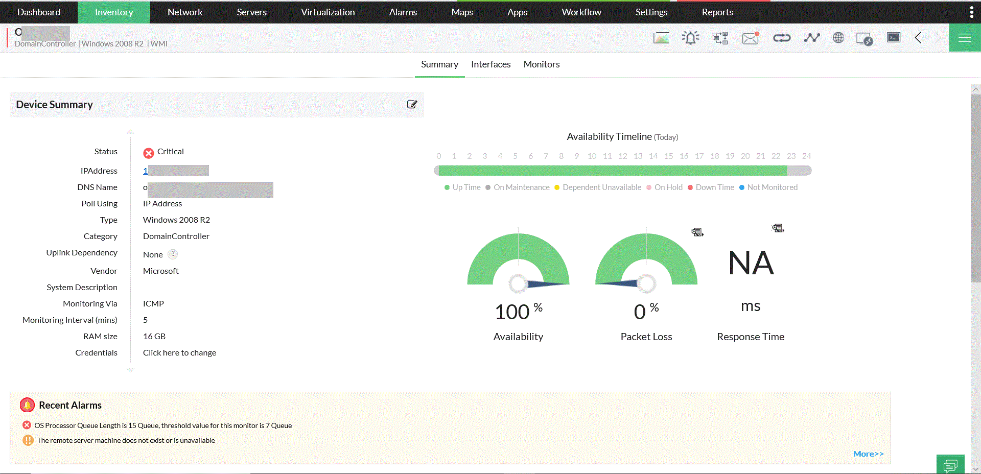 WMI Performance Monitoring